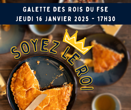 Épiphanie Publication Galette des Rois Blue Happy Three Kings Day Facebook Post Type Brunch .png